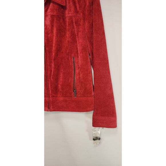 NWT Style & Co. Red Suede Jacket Size S - Picture 5 of 8